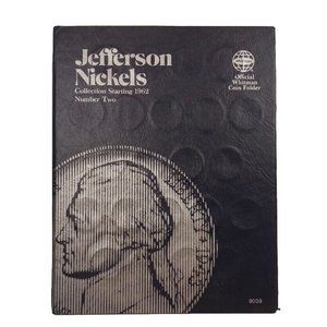 Jefferson Nickels Whitman Coin Folder 1962-1985 (One Coin Missing) Vintage